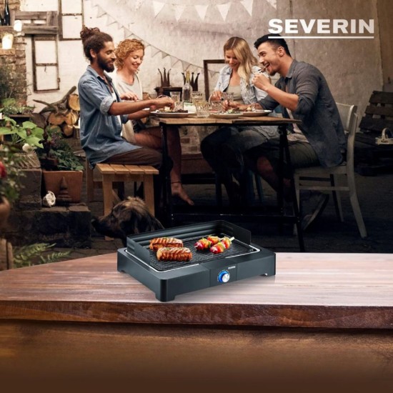 Електрическо Барбекю за Дома и Градината Severin PG 8567, 2200W