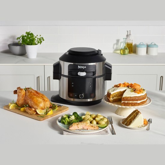 Мултикукър с 11 програми Ninja Foodi OL550EU - 1460W, 6л, Инокс