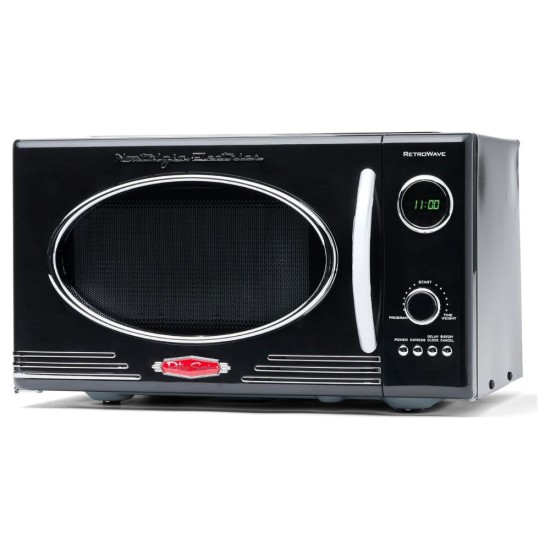 Микровълнова Фурна Nostalgia RMO4BK – 800W, 25л, Черна