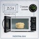 Микровълнова Фурна Nostalgia RMO4BK – 800W, 25л, Черна