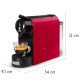 Кафемашина за Еспресо с Алуминиеви Капсули Bialetti Gioia, Червена