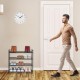 Метална Поставка Етажерка за Обувки на 4 Нива Relaxdays - до 12 Чифта, Златист Цвят