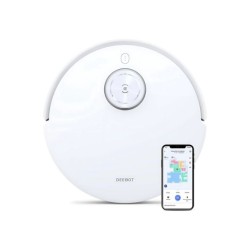 Робот Прахосмукачка с Моп ECOVACS DEEBOT T10  - 3000 Pa, Бял