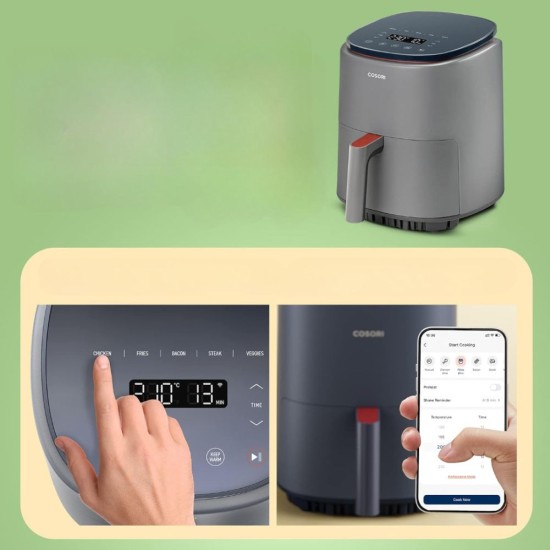 Еър Фрайър COSORI Lite CAF-LI401S 3.8L – Интелигентно и Бързо Готвене