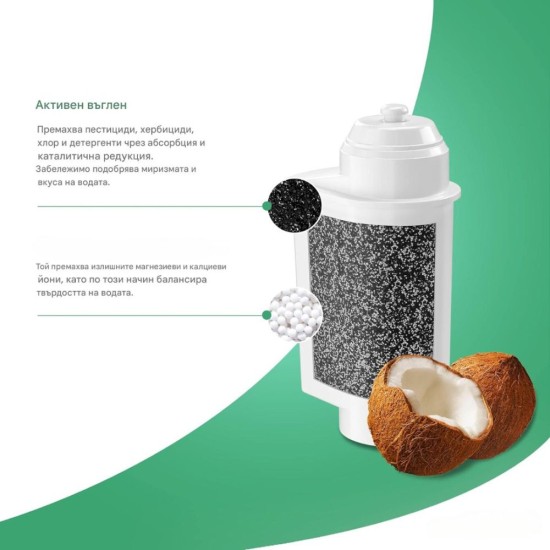 Филтри за Вода Wessper AQUAWHITE за Кафемашини Siemens EQ серия, Bosch  – 6 броя