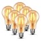 Комплект Винтидж LED Крушки E27 HUSTUNG A60 / ED28 – 6бр, 4W, 2700K