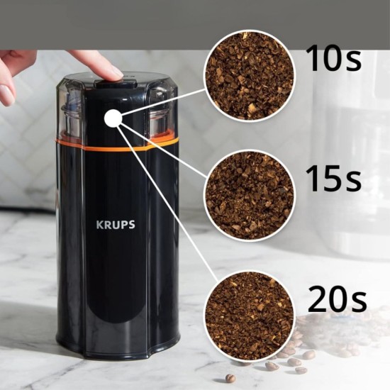 Електрическа Кафемелачка Krups GX3328 – Тиха и Мощна, 175 W 