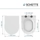 Тоалетна Седалка с Плавно Затваряне Schütte 83610-A - D-Форма, Бяла