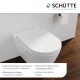 Тоалетна Седалка с Плавно Затваряне Schütte 83610-A - D-Форма, Бяла