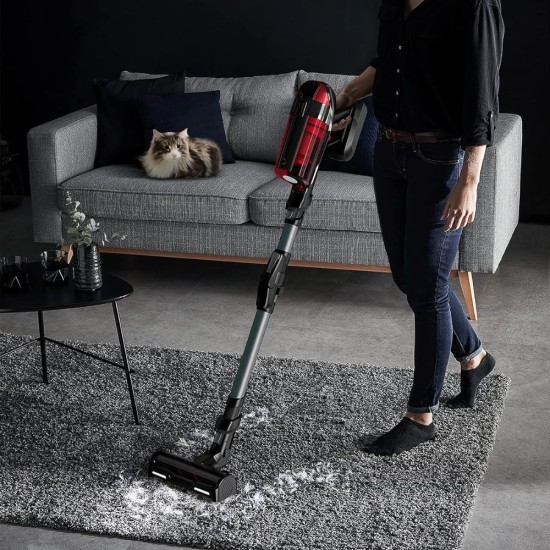 Безкабелна Прахосмукачка Rowenta X-Force Flex 12.60 RH98A8WO – 150AW, Червена