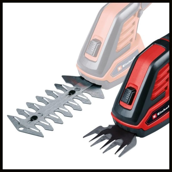 Акумулаторна Ножица за Трева и Храсти Einhell GC-CG 3.6/70 Li - 3.6V, Червена