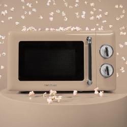 Микровълнова Фурна с Ретро Дизайн Cecotec ProClean 3010 Retro – 20L, 700W, Бежова