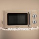 Микровълнова Фурна с Ретро Дизайн Cecotec ProClean 3010 Retro – 20L, 700W, Бежова