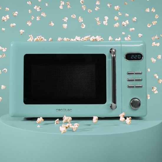 Микровълнова Фурна с Грил Cecotec ProClean Retro 5110 - 7000W, 20л, Синя