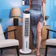 Въздушен Охладител Кула Cecotec 2000 SkyCool – 60W, 3л, Бял