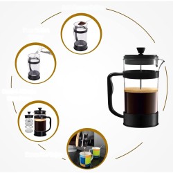 Френска Преса за Кафе и Чай KICHLY 600ml 