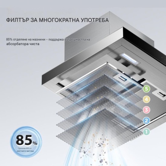 Кухненски Абсорбатор 60 см COMFEE CHW 7.6M77A3 - 36W, 650м³/ч, A+++
