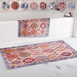 Правоъгълно Килимче с Ориенталски Дизайн NETLINE HOME 60x90 см 