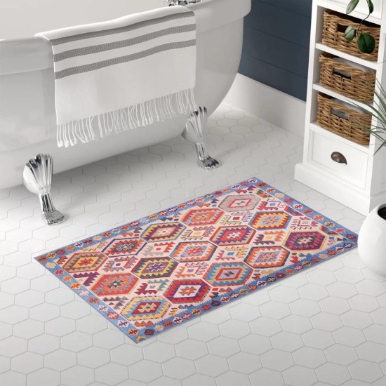 Правоъгълно Килимче с Ориенталски Дизайн NETLINE HOME 60x90 см 