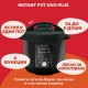 Мултикукър 9 в 1 Instant Pot Duo Plus DPPC604 - 5.7л, 2300W, Черен