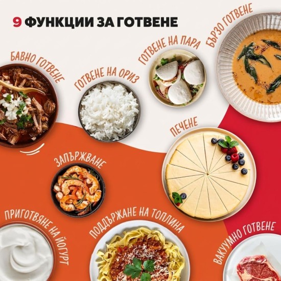 Мултикукър 9 в 1 Instant Pot Duo Plus DPPC604 - 5.7л, 2300W, Черен