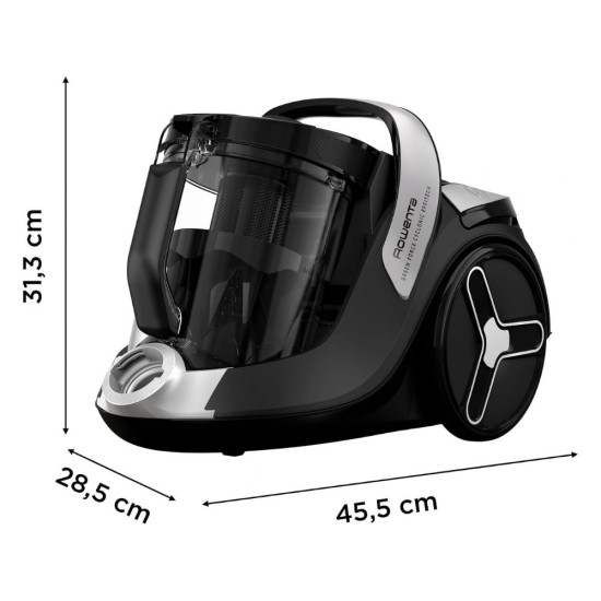 Прахосмукачка Rowenta RO7C66EA - 500W, Черна
