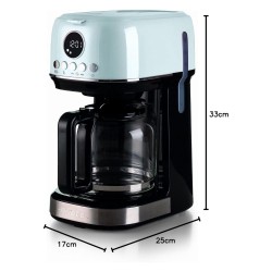 Кафемашина за Шварц Кафе с LCD Дисплей Ariete 1396 – до 15 чаши, 800 W