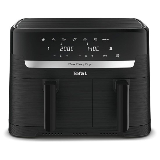 Еър Фрайър с Две Зони за Готвене Tefal Dual Fryer EY901810, 8.3L