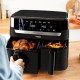 Еър Фрайър с Две Зони за Готвене Tefal Dual Fryer EY901810, 8.3L