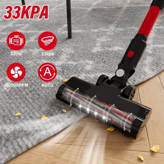Вертикална Безкабелна Прахосмукачка Stanew ST-609 Fold 320W