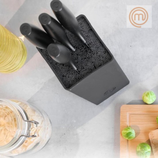 Комплект Ножове от 5 Части и Поставка MasterChef Essential