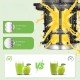 Бавнооборотна Сокоизстисквачка с Широк Отвор за Цели Плодове AMZCHEF, 200 W