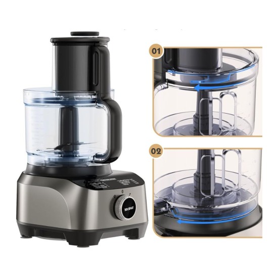 Мултифункционален Кухненски Робот YASHE HGM-410 – 1300W, 2.5 л