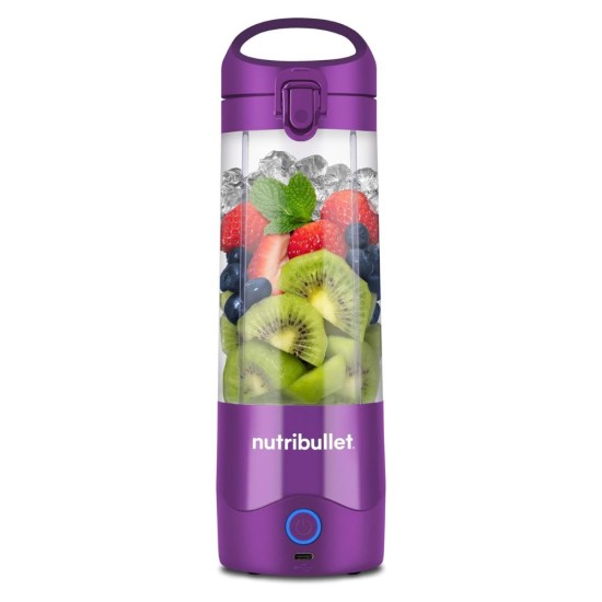 Преносим Блендер за Смутита и Напитки NutriBullet NBP003PU 475 мл, Лилав