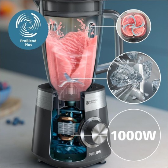 Кухненски Блендер Philips HR3020/20 Series 5000, 1000 W, 2L