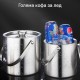 Термоизолирана Кофа за Лед с Двойна Стена GMGXX –  2L, Неръждаема Стомана