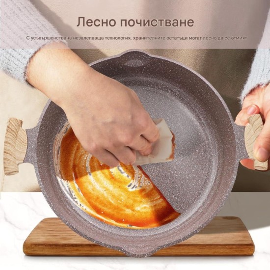 Керамичен Тиган с Незалепващо Покритие AIKENBBKK, 32 см