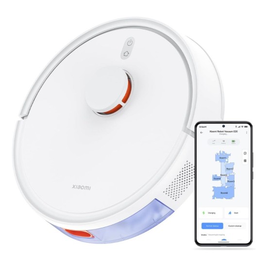 Робот Прахосмукачка Xiaomi S20 – 5000Pa, Бял
