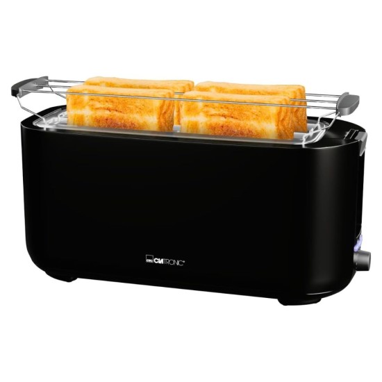Тостер за 4 Филии Хляб Clatronic TA 3802 - 1400W, Черен