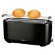 Тостер за 4 Филии Хляб Clatronic TA 3802 - 1400W, Черен
