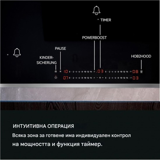 Индукционен Котлон с 4 Зони AEG TO84IA0FXB