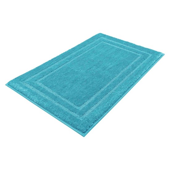 Килимче за Баня Decomira - 70x120 см, Полиестер, Тюркоаз