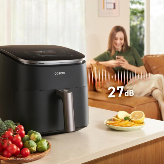 Еър Фрайър с 9 Функции Cosori TurboBlaze - 6L, 1725W, Черен