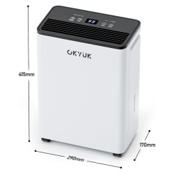 Влагоабсорбатор OKYUK PD12R-03DE – 12л/ден, 190W, Бял