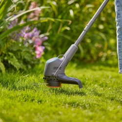 Акумулаторен Тример за Трева Gardena EasyTrim 25/18V 14704-55 - 25.8см, Сив