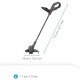 Акумулаторен Тример за Трева Gardena EasyTrim 25/18V 14704-55 - 25.8см, Сив