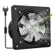 Вентилатор за Баня и Кухня Yrichtra FD-150-2 - 40W, 525m³/h, Черен