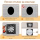 Вентилатор за Баня и Кухня Yrichtra FD-150-2 - 40W, 525m³/h, Черен