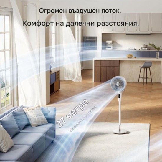 Свободностоящ Тих Вентилатор с Ароматерапия Dreo DR-HPF013 - 36W, 20dB, Бял