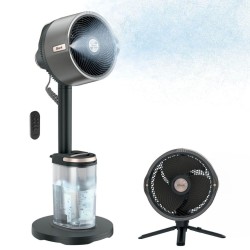 Вентилатор Shark FlexBreeze Pro Mist FA300EU - 36W, Антрацит